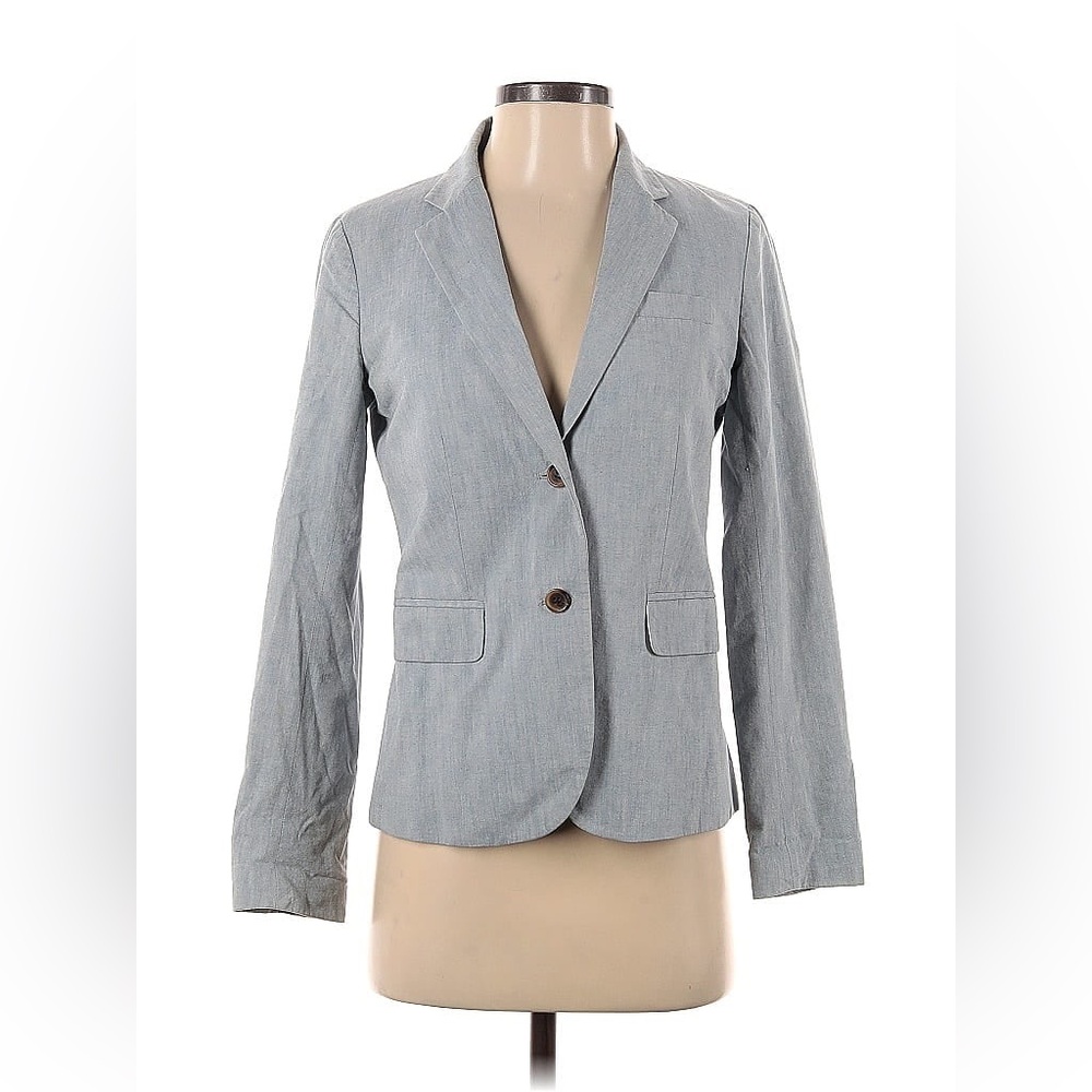 6T J. Crew Schoolboy Gray / Grey blazer jacket